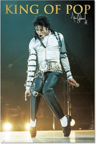 Grupo Erik Michael Jackson Bad Poster - 61 x 91.5 cm Full Colour - Michael Jackson Gifts Merchandising | Wall Posters Ideal Room Decor