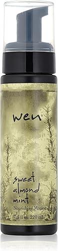 WEN by Chaz Dean Sweet Almond Mint Nourishing Mousse, 7.5 Fl Oz