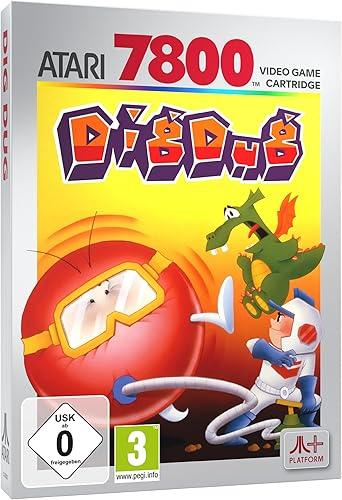 DIG DUG (compatible with Atari 2600+, Atari 7800+ and Atari 7800 video game systems)