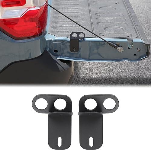 Aunginsy Tailgate Tie Down Anchor Bed Cleat Compatible with Ford Maverick 2022-2026 Accessories, Heavy Duty Truck Tailgate Bed Tie-Down Anchors Rings Trailers Double Hole Hook Replacement Accessories