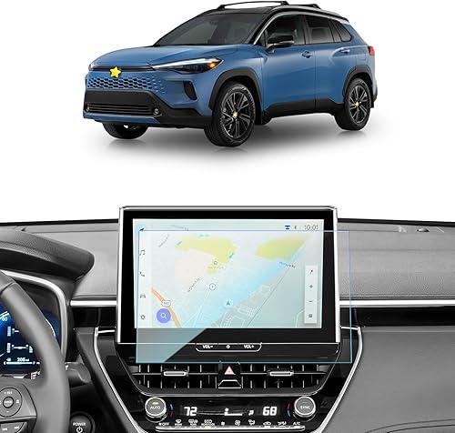 SKTU for 2026 Toyota Corolla Cross Screen Protector 10.5 Inch for 2026+ Toyota Corolla Cross (XLE/XSE) 10.5-Inch Navigation Toyota Corolla Cross 2026 Accessories Screen Protective Film Tempered Glass [9H Hardness, Ultra Clear, Anti-Glare&Scratch]