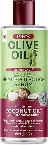ORS Olive Oil Heat Protection Hair Serum with Coconut Oil for Restorative Shine 6 Ounces