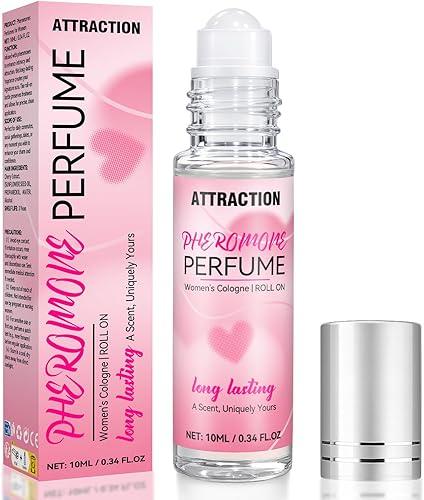 Pheromones Perfumes for Women, Long Lasting Roll on Perfume Oil, Pheromone Perfume for Confidence-Boosting, Enhances Attraction for Dating & Travel & Office Everyday Use(0.34 Fl Oz (Pack of 1))