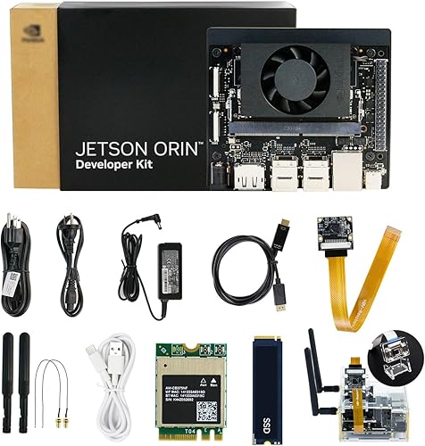 N-VIDIA Jetson Orin Nano 8GB RAM Super Board(Official) 67Tops Development Board Kit for Embedded and Edge Systems (8G Official-Camera Adv Kit)