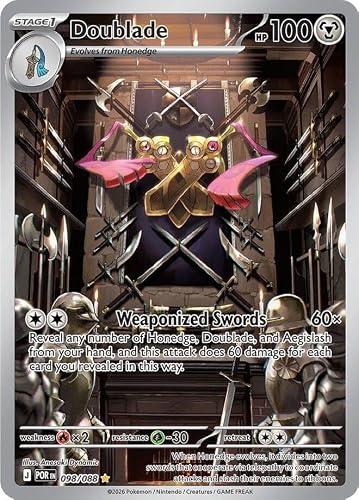 Pokemon - Doublade 098/088 - Perfect Order - Illustration Rare - Full Art Foil - Single Card