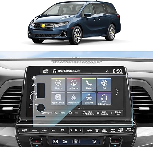 SKTU for 2025 2026 Honda Odyssey Screen Protector 9 Inch for 2025+ Honda Odyssey (EX-L/Sport-L/Touring/Elite) 9 Inch Navigation Display Honda Odyssey 2025 2026 Accessories Tempered Glass [Anti-Glare&Scratch, Ultra HD, 9H Hardness]