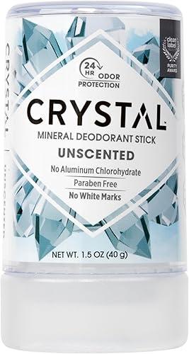CRYSTAL Deodorant Mineral Deodorant Stick, Travel, 1.5 Ounce