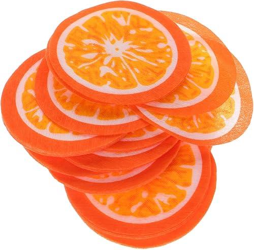 FAVOMOTO 50pcs Orange Pattern Facial Mask Sheets – Moisturizing Face and Neck Skincare Paper Masks for Beauty Care and Relaxation