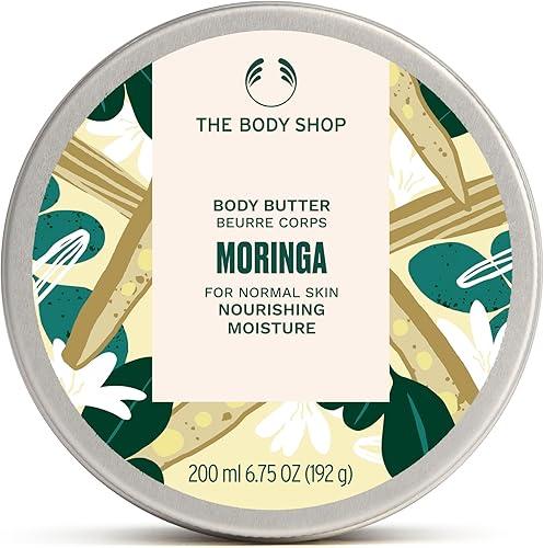The Body Shop Moringa Body Butter – Nourishing & Moisturizing Skincare for Dry Skin – Vegan – 6.75 oz