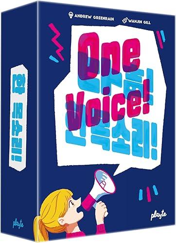 [KR/JP] One Voice! Party Board Game - Simultaneous Shouting & Social Deduction Game - 4-7 Players - Fast-Paced Ice Breaker for Teens & Adults (Ages 14+)