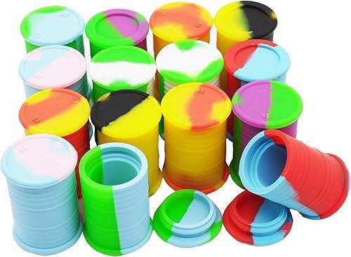 11ml Silicone Wax Container with Barrel Shape Non-stick (15)