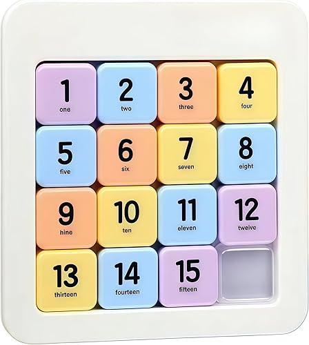 BRAINTRAIN Puzzle | A Challenging Multi-Level Game for Cognitive Growth and Fun Family Momen, Super Slide Puzzle Games to Effectively Improve Your Child's Concentration and Responsiveness ([4x4])