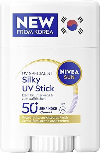 NIVEA Silky Facial Protect and Care Stick 15 g (0.51 oz) – Lightweight, Non-Greasy Solid Balm for Smooth Skin Feel, Portable Pocket-Sized Skincare Accessory for Daily Outdoor Use and On-the-Go Comfort