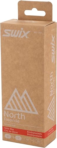 Swix North Speed Brick Universal Range Snowboard & Ski All Conditions Wax, 180g, Red