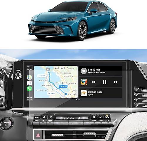 SKTU 2Pcs for 2025 2026 Toyota Camry Screen Protector 12.3 Inch for 2025+ Toyota Camry XLE/XSE 12.3 Inch Navigation Screen Toyota Camry 2025 2026 Accessories 2026 Camry Hybrid Screen Protector [Ultra Clear, Anti-Glare]