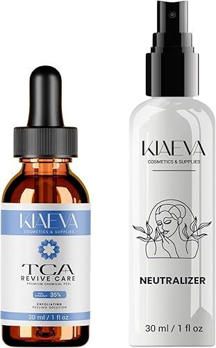 TCARevive Care 10% Skin Renewal Gel Peel – Professional Cosmetic Exfoliant – 1 oz Treatment with 100ml After Peel Neutralizer Solution