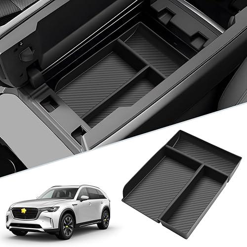 SKTU for 2024 2025 2026 Mazda CX-90/2025 2026 Mazda CX-70 Accessories Center Console Organizer for 2024 2025 2026 Mazda CX-90/2025 2026 Mazda CX-70 Console Tray 2024-2026 CX-90 Console Organizer
