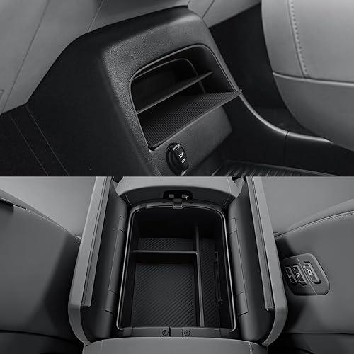 CDEFG 2Pcs for 2026 Hyundai Palisade Center Console Organizer for 2026 Hyundai Palisade Accessories Middle Console Armrest Storage Box (Only for 7-Seater Split Armrest)