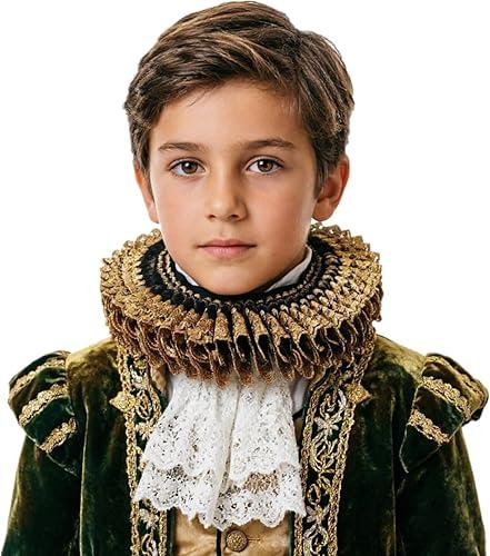 BLESSUME Renaissance Elizabethan Neck Ruff Collar Ruffled Collar Cosplay Gift