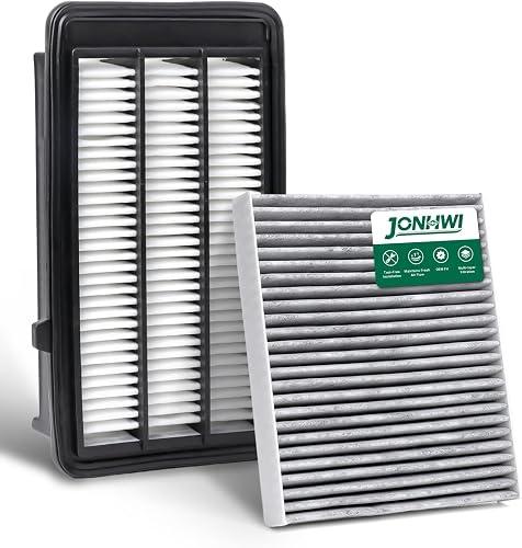Engine & Cabin Air Filter Kit for 2016-2021 Honda Civic L4 1.5L (Gas), Replacement for 17220-5AA-A00, 80291-T5R-A01