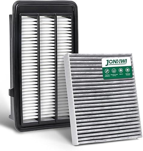 Engine & Cabin Air Filter Kit for 2016-2021 Honda Civic L4 1.5L (Gas), Replacement for 17220-5AA-A00, 80291-T5R-A01