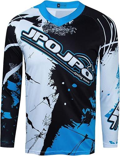 Men's Cycling Jersey Long Sleeve MTB T Shirt Mountain Bike Motorcycle Bicycle Clothing