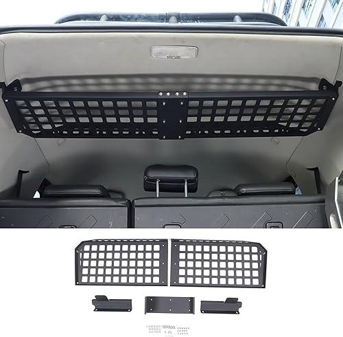HAPPYHORSE Car Trunk Storage Organizer Molle Panel Compatible with Toyot@ FJ Cruiser 2007-2021 Rear Trunk Roof Table Platform Storage Organizer Molle Panel Bracket Accessories