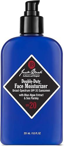 Jack Black Double Duty Face Moisturizer with SPF 20, Facial Moisturizer Face Cream for Men, Mens Facial Lotion with SPF, Gifts for Men