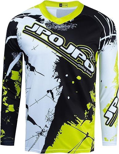 Men's Cycling Jersey Long Sleeve MTB T Shirt Mountain Bike Motorcycle Bicycle Clothing