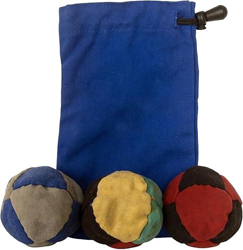 Knitted Bag Set, Hand-Made Knitted Footbag, Foot Bag Crochet Ball, Juggling Footbag for Beginners
