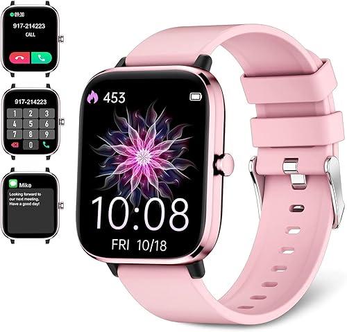 Smartwatch for Women - Call, Fitness Tracker, Heart Rate & Sleep Monitor, 1.69" Touch Screen, Waterproof - For Android & iPhone, Pink — 15% off
