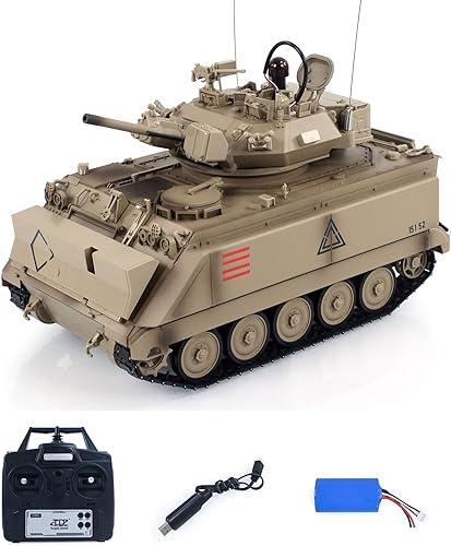 TOUCAN RC HOBBY 1/16 TD RC Military Tank M2412-A M113A1 MRV 320 Turret Rotary Barrel Recoil Elevation Infrared Driving Wheel Idlers Gearbox