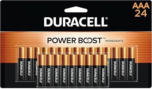 Duracell Coppertop AAA Batteries with Power Boost Ingredients, 24 Count Pack Triple A Battery with Long-Lasting Power, Alkaline AAA Battery for Household and Office Devices — 11% off