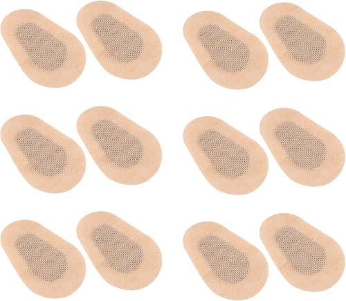 SAFIGLE Elastic Breathable Nonwoven Eye Patches 6 Pairs 7.5x5cm Self-adhesive Eye Care Pads for Adults Suitable for Treatment and Skin Care Random Style