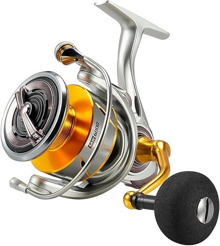 SeaKnight Speedy Saltwater Spinning Reel, 6.2:1 High Speed, Max Drag 24Lbs, Smooth Fresh and Saltwater Fishing Reel