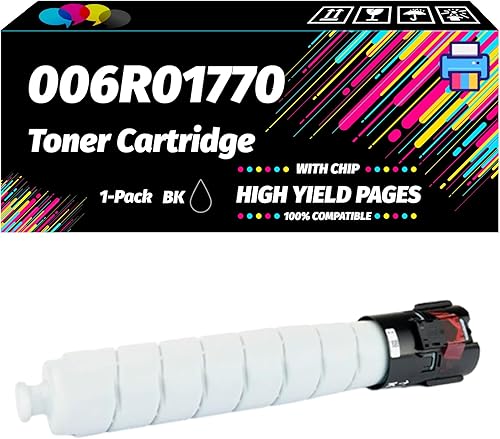 Compatible with Xerox 006R01770 Toner Cartridge Work for Xerox AltaLink B8145 B8155 B8170 Printers, High Yield 46000 Pages, Professional Printing with Chip (1 Pack Black)
