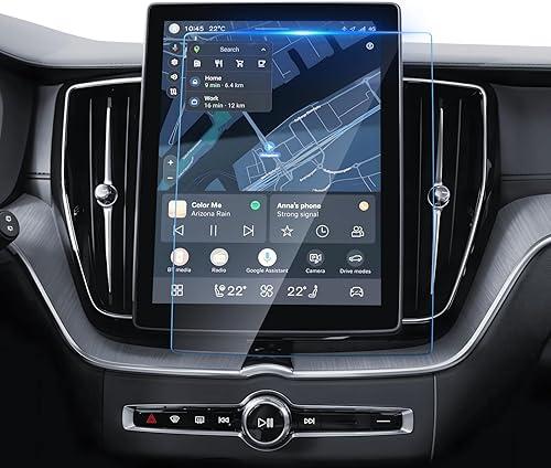 SKTU for 2026 Volvo XC60 Screen Protector 11.2 Inch for 2026+ Volvo XC60 (Core/Plus/Ultra) 11.2-Inch Navigation Volvo XC60 2026 Accessories Screen Protective Film Tempered Glass 2026 XC60 Accessories [9H Hardness, Ultra HD, Anti-Glare]