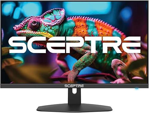 New! Sceptre 27-inch Gaming Monitor 100Hz 1ms DisplayPort HDMI x2 100% sRGB AMD FreeSync Build-in Speakers, Eye Care Frameless Machine Black 2025 (E275W-FW100T Series) — 14% off