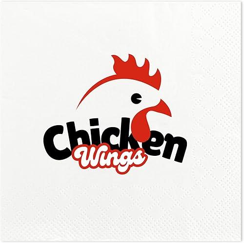 100 Pcs 3 Ply Custom Cocktail Napkins - Personalized Napkins with Logo Photo Text - 4.8"x4.8" Customized Elegant Napkin for Business Bar Party Wedding Birthday Anniversary