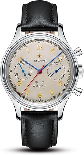 SEA-GULL Men's Mechanical Wristwatch, Seagull 1963 Aviation Chronograph Pilot Mechanical Watch, Manual Winding, GD 1963 International Edition, ST1901 — 15% off