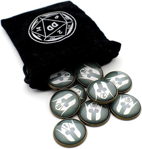 D&D Numbered Monster Token Markers for Dungeons and Dragons (Elf)