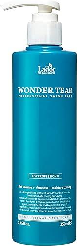 LA'DOR LADOR Wonder Tear Deep Conditioning Treatment Mask for Dry Damaged Hair - Moisturizing & Hydrating Protein Keratin Growth Conditioner for Color Treated, Frizzy, Curly Hair 8.45 Fl Oz Korean