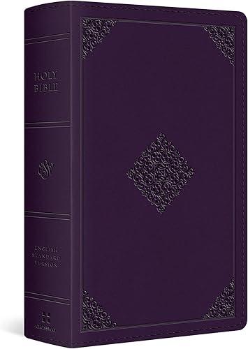 ESV Large Print Personal Size Bible, Red Letter (TruTone, Lavender, Ornament Design): Holy Bible, English Standard Version