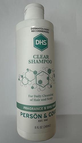 DHS Clear Shampoo for Daily Cleaning of Hair & Scalp, Fragrance Free - Buy Packs and SAVE (Pack of 3)