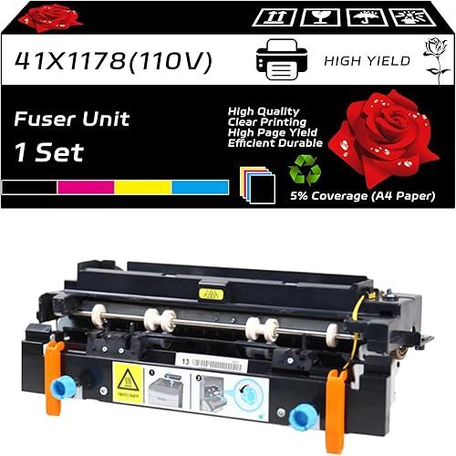 41X1178(110V) Fuser Unit Compatible for Lexmark MS321dn MS421dn MS421dw MS521dn MS621dn MS622de MX321adn MX321adw Printers, with Chip, High Yield 470000 Pages, Clear Printing (1 Set)