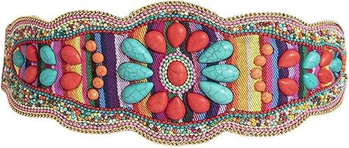 Elegant Waist Belts for Jeans Pants Belt Hand Beading Lady Body Jewelry with Beautiful Beads Encrusted