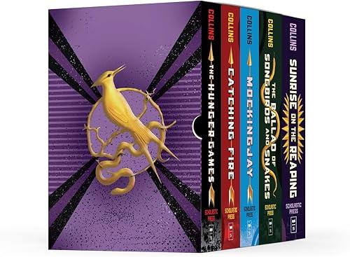 Hunger Games 5-Book Hardcover Box Set (The Hunger Games, Catching Fire, Mockingjay, The Ballad of Songbirds and Snakes, Sunrise on the Reaping)