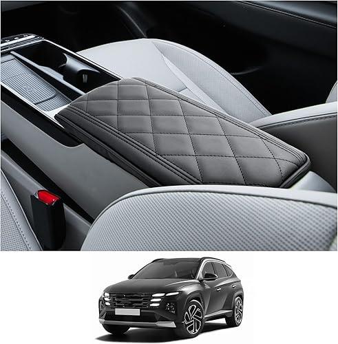 CDEFG Compatible with 2025 2026 Hyundai Tucson Limited Center Console Cover for 2025 2026 Tucson Limited/ 2025 2026 Tucson Hybrid Accessories Armrest Cover Middle Console Arm Rest Pad