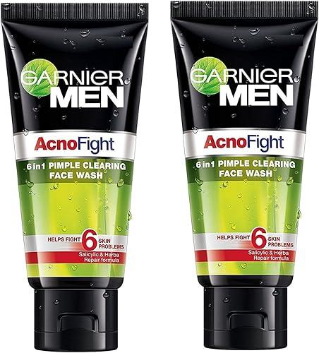 Garnier Men's Acno Fight Face Wash - 100ml (Pack Of 2)