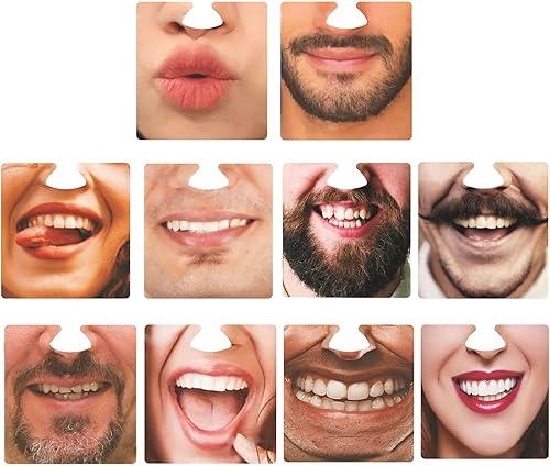 10 Pieces Face Cover and Cup Mat Collection Face Coaster Paper Multi Functional Mask Coaster Cup Pads for Cups